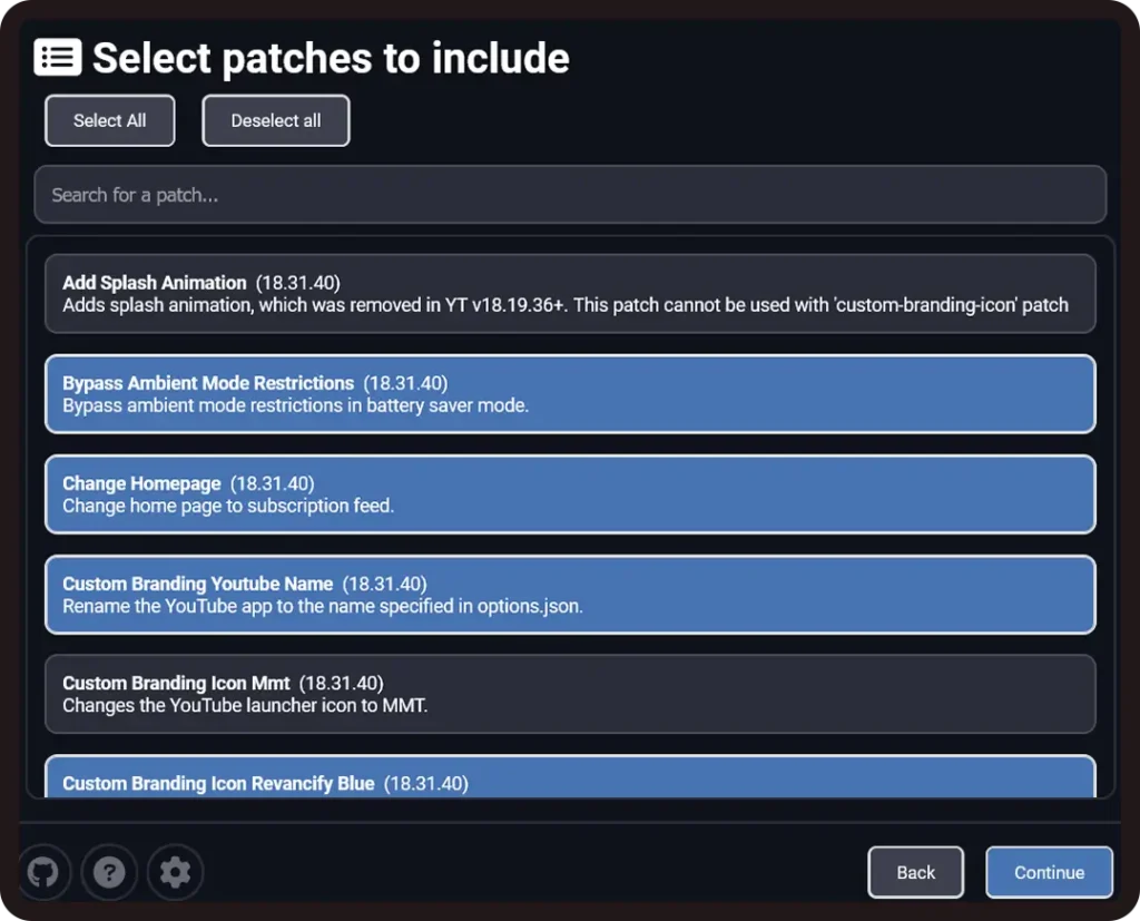 select-patches-to-include